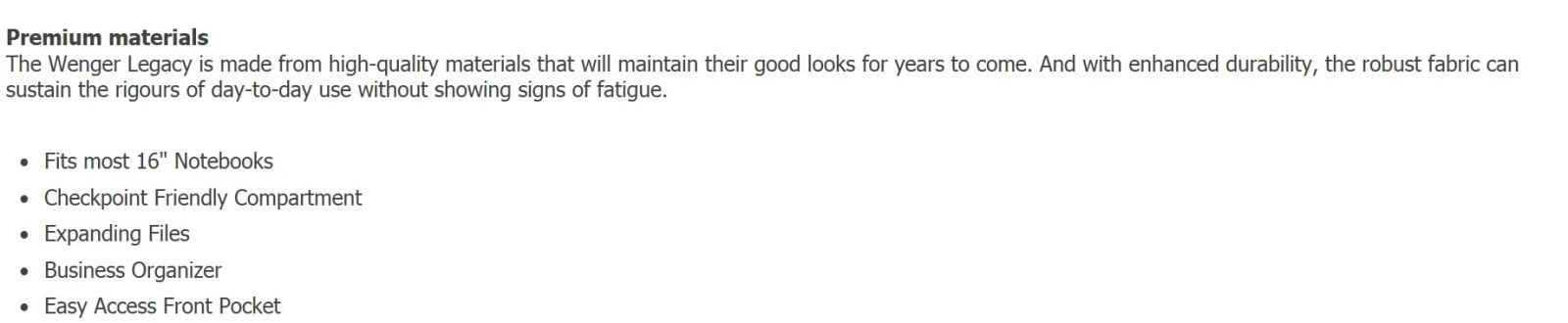 תיק צד למחשב נייד - SWISS GEAR LEGACY DOUBLE